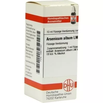 ARSENICUM ALBUM LM XVIII Dilución, 10 ml