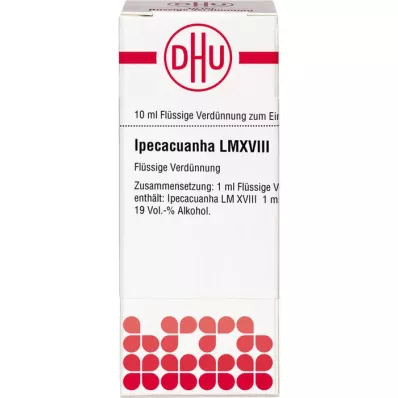 IPECACUANHA LM XVIII Dilución, 10 ml