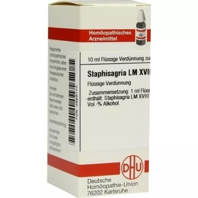 STAPHISAGRIA LM XVIII Dilución, 10 ml