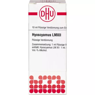 HYOSCYAMUS LM XII Dilución, 10 ml