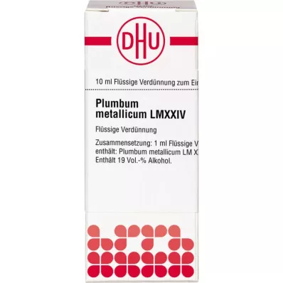 PLUMBUM METALLICUM LM XXIV Dilución, 10 ml