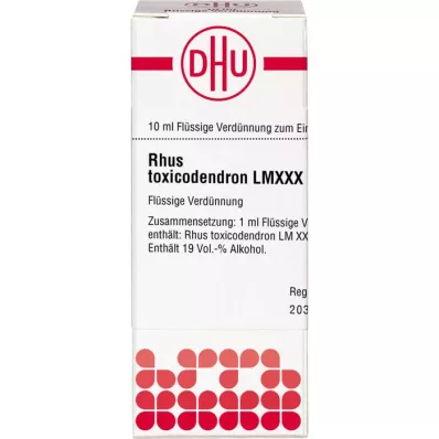 RHUS TOXICODENDRON LM XXX Dilución, 10 ml