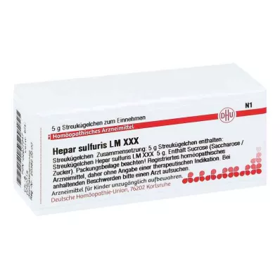 HEPAR SULFURIS LM XXX Glóbulos, 5 g