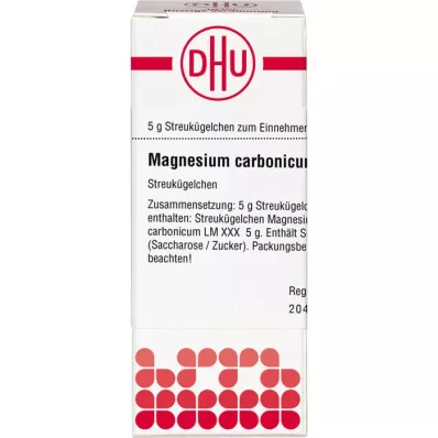 MAGNESIUM CARBONICUM LM XXX Glóbulos, 5 g