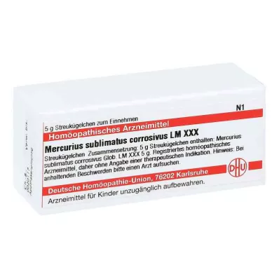 MERCURIUS SUBLIMATUS corrosivus LM XXX glóbulos, 5 g