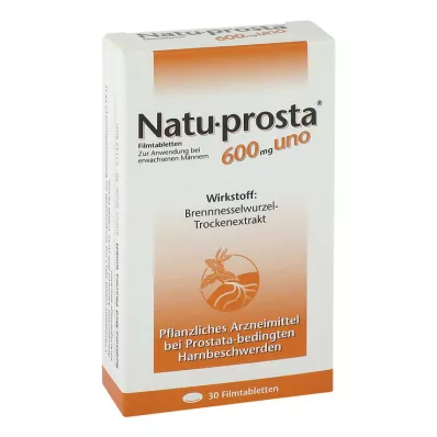 Natuprosta 600 mg uno comprimidos recubiertos con película, 30 piezas