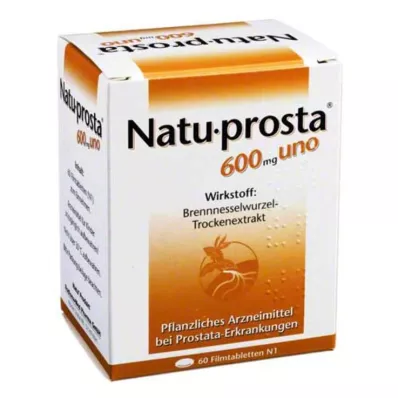Natuprosta 600 mg Uno tabletas recubiertas de película, 60 PCS