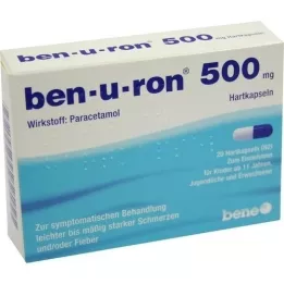 BEN-U-RON 500 mg cápsulas, 20 uds