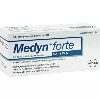 MEDYN cápsulas forte, 30 uds