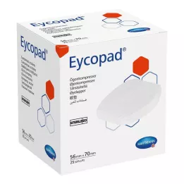 EYCOPAD Compresas oculares 56x70 mm estériles, 25 uds