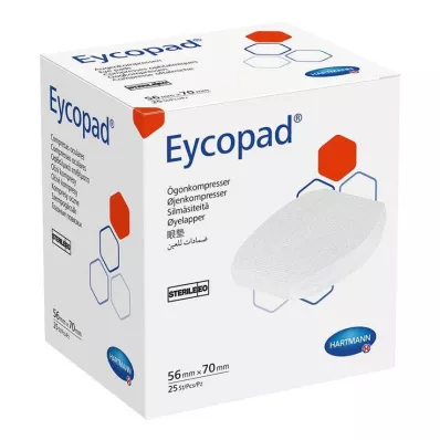 Eycopad ojo comprime 56x70 mm estéril, 25 st