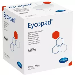 EYCOPAD Compresas oculares 70x85 mm estériles, 25 uds