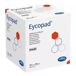 EYCOPAD Compresas oculares 70x85 mm estériles, 25 uds