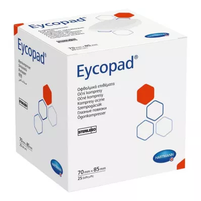 EYCOPAD Compresas oculares 70x85 mm estériles, 25 uds EYCOPAD Compresas oculares 70x85 mm estériles, 25 uds