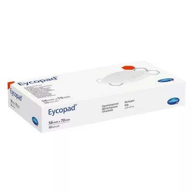 EYCOPAD Compresas oculares 56x70 mm no estériles, 50 uds