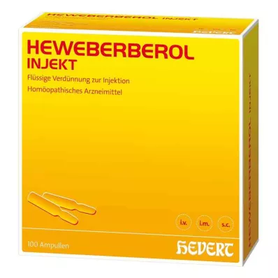 HEWEBERBEROL inyectar ampollas, 100 uds