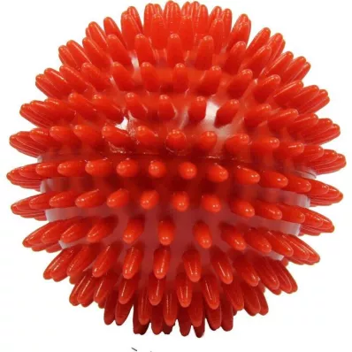Bola de masaje bola de erizo 9 cm roja, 1 ud