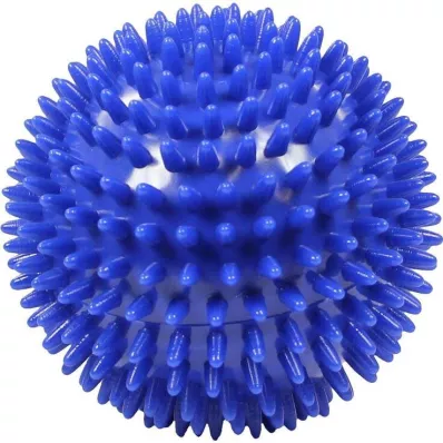 Bola de masaje bola de erizo 10 cm azul, 1 ud