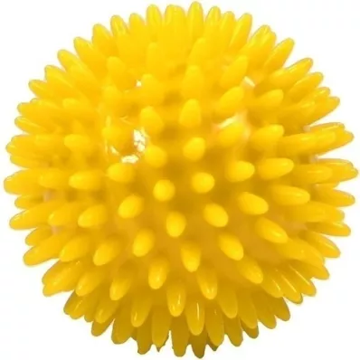 MASSAGEBALL Erizo bola 8 cm amarillo, 1 ud