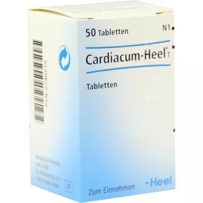 CARDIACUM Comprimidos Heel T, 50 uds