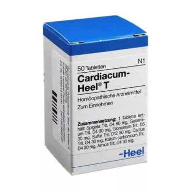 CARDIACUM Comprimidos Heel T, 50 uds