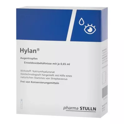 Hylan 0,65 ml gotas para los ojos, 60 piezas