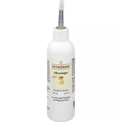 VETRIDERM Limpiador auricular para perros/gatos, 100 ml