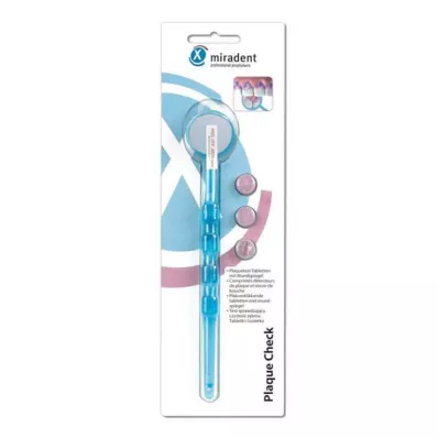 Prueba de placa Miradent Mira2 + espejo azul transparente, 1 ud