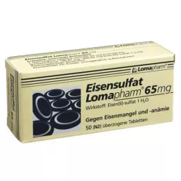 EISENSULFAT Lomapharm 65 mg comprimido recubierto, 50 uds