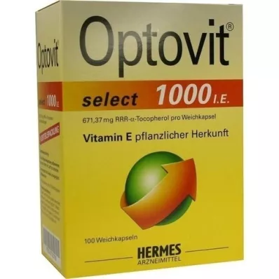 OPTOVIT seleccione 1.000 cápsulas I.E., 100 uds