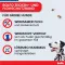 BOLFO Banda antipulgas marrón para perros grandes, 1 ud