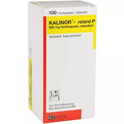 KALINOR retard P 600 mg cápsulas duras, 100 uds