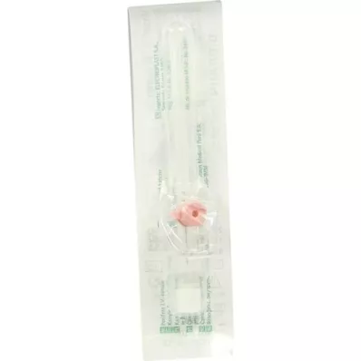 VASOFIX Tubo marrón 20 G 33 mm rosa, 1 ud