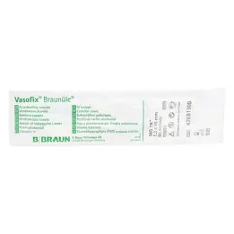 VASOFIX Tubo marrón 18 G 45 mm verde, 1 ud