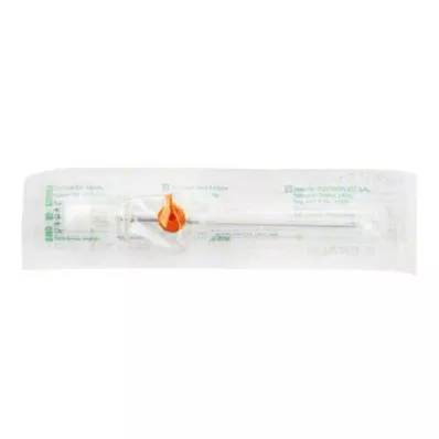 VASOFIX Tubo marrón 14 G 50 mm naranja, 1 ud