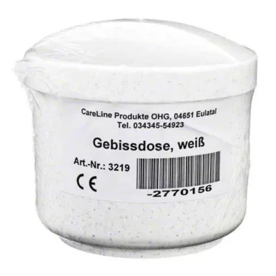 GEBISSDOSE con inserto y tapa blanco, 1 ud