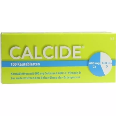 CALCIDE Comprimidos masticables, 100 uds