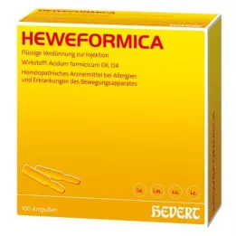 HEWEFORMICA Ampollas, 100 uds