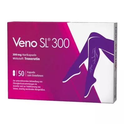 Veno SL 300 cápsulas duras, 50 piezas