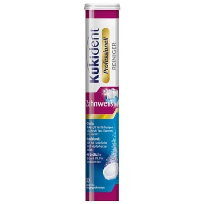 KUKIDENT Cleaner Tabletas Blanqueadoras, 30 uds