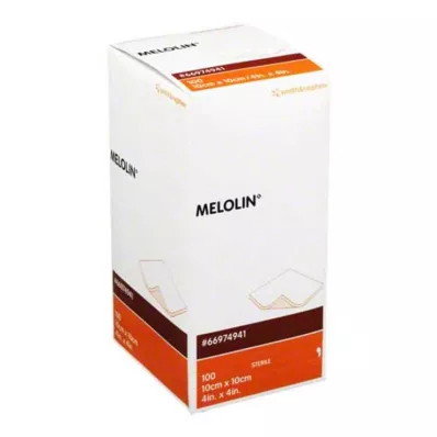 MELOLIN 10x10 cm apósitos estériles, 100 uds