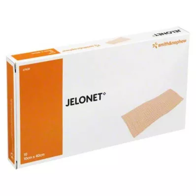 JELONET Gasa de parafina 10x40 cm estéril, 10 uds