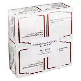NATRIUMHYDROGENCARBONAT-Solución 8,4% Köhler, 100X20 ml