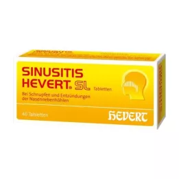 SINUSITIS HEVERT SL Comprimidos, 40 uds