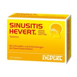 SINUSITIS HEVERT SL Comprimidos, 100 uds