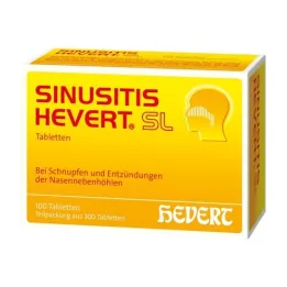 SINUSITIS HEVERT SL Tabletas, 300 uds