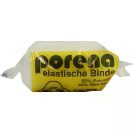 PORENA venda de gasa elástica 4 cm blanca con cello, 1 ud