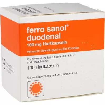 FERRO SANOL tapas duras duodenales.m.msr.overz.pell., 100 uds