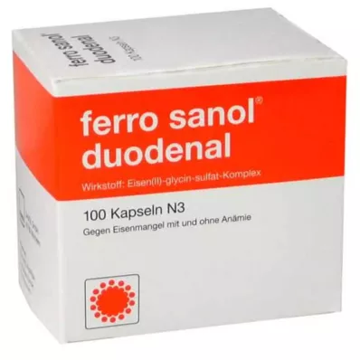 ferro sanol duodenal 100 mg, 100 piezas
