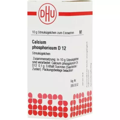 CALCIUM PHOSPHORICUM D 12 glóbulos, 10 g